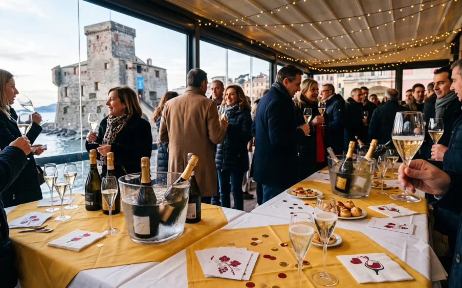Le bollicine del cuore in degustazione a Rapallo il 3 dicembre